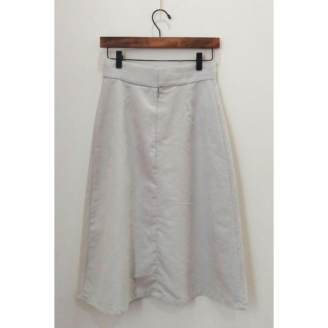 L'AMOUR MARGUERITE スエード ラップ風スカート ミモレ丈 M レディースのスカート(ひざ丈スカート)の商品写真