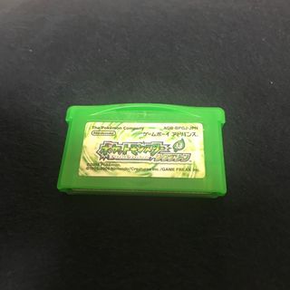 ニンテンドウ(任天堂)のGBA  ポケットモンスターリーフグリーン(携帯用ゲームソフト)