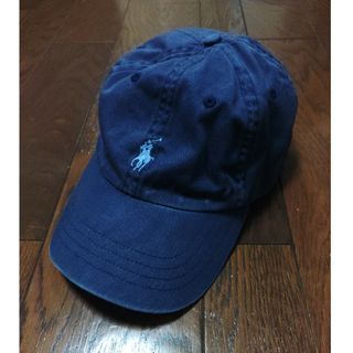 ポロラルフローレン(POLO RALPH LAUREN)のPOLO RALPH LAUREN　キャップ　ネイビー　古着(キャップ)