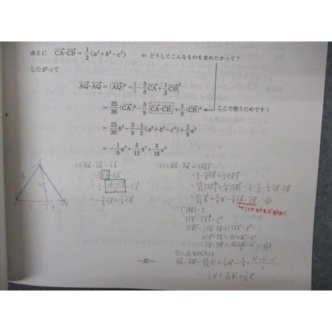 VG10-038 代々木ゼミナール 代ゼミ 数学 Essential ベクトル＋空間図形 テキスト 2010 夏期 山本俊郎 06s0D