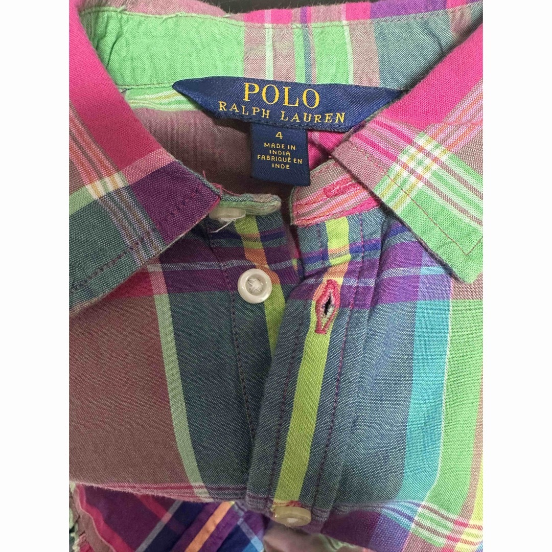 POLO RALPH LAUREN(ポロラルフローレン)のポロラルフローレン　ワンピース キッズ/ベビー/マタニティのキッズ服女の子用(90cm~)(ワンピース)の商品写真