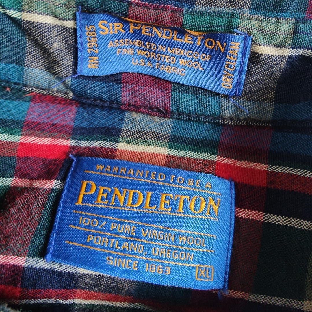 【PENDLETON】ペンドルトン バージンウールチェックシャツ