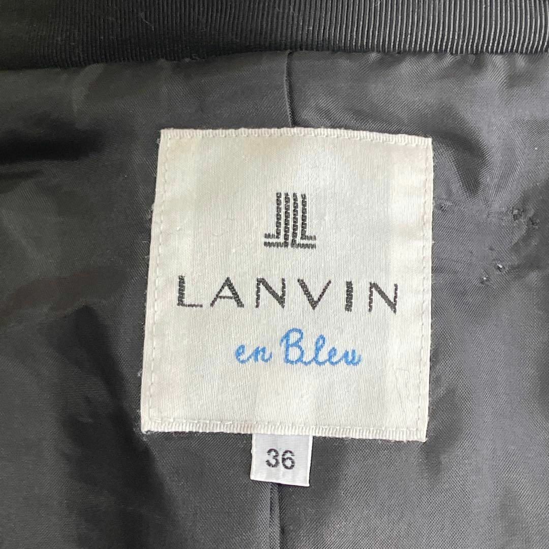 LANVIN en Bleu   良品 ランバンオンブルー ダウンコート フォックス