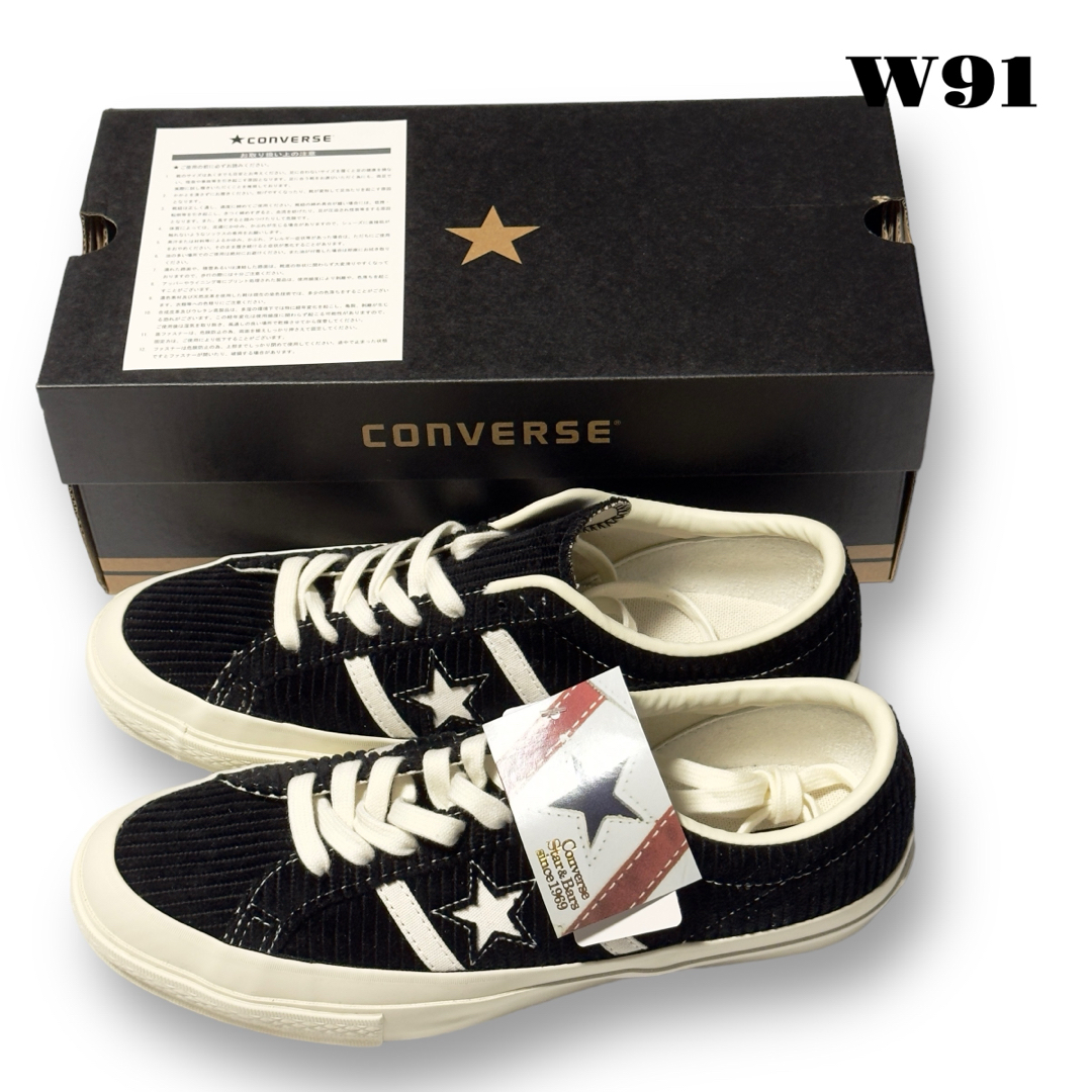 未使用品！ CONVERSE ブラック ホワイト 28.0cm