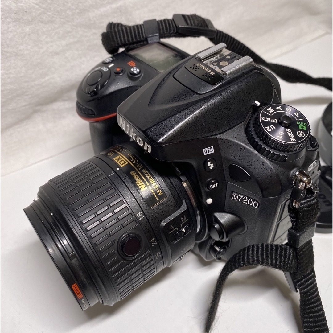 D7200レンズキット　レンズフィルター、フード、キャップ付きd7200