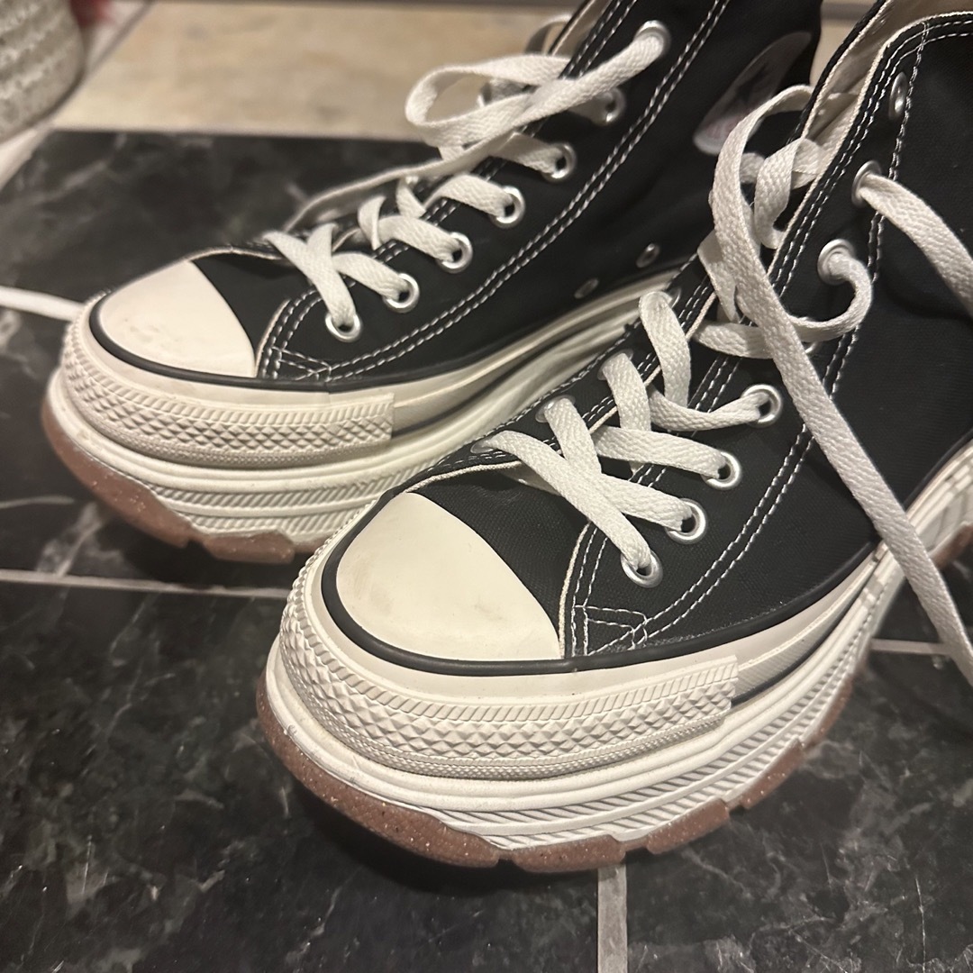 CONVERSE(コンバース)の最終値下げ converse 厚底　コンバース レディースの靴/シューズ(スニーカー)の商品写真