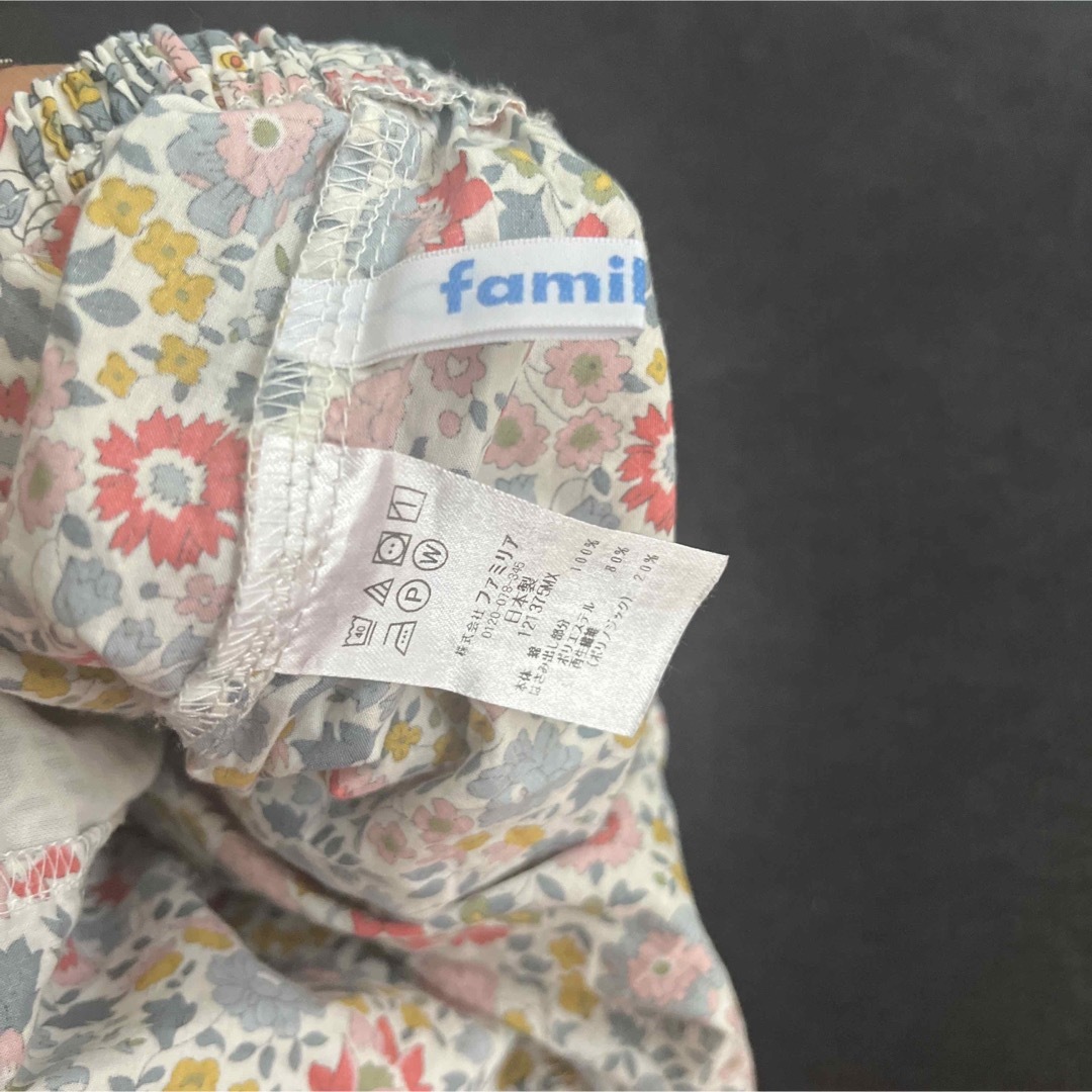 familiar(ファミリア)のfamiliar 花柄パンツ キッズ/ベビー/マタニティのベビー服(~85cm)(パンツ)の商品写真