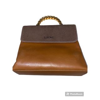 ロエベ(LOEWE)のLOEWE ベラスケス 2WAY ハンドバッグ レザー ブラウン レディース(ハンドバッグ)