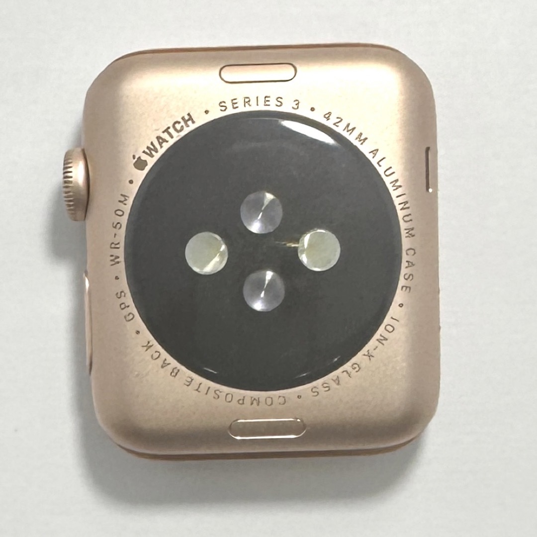 Apple Watch  3 GPS 42mm ゴールドアルミニウムケース