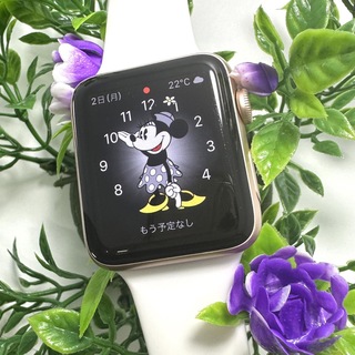 アップルウォッチ(Apple Watch)のApple Watch  3 GPS 42mm ゴールドアルミニウムケース(腕時計(デジタル))