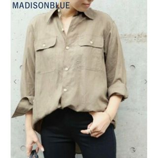 マディソンブルー MADISONBLUE マダムシャツ ベージュ系 01