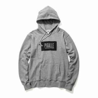 PIGALLE - ★人気 格安 PIGALLE ブランドロゴフーディ M グレー 長袖 パーカー