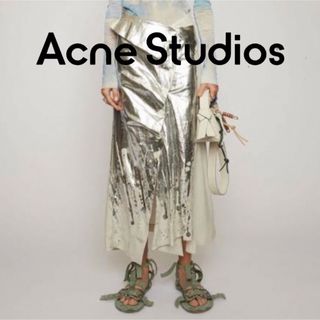 アクネストゥディオズ(Acne Studios)のAcne Studious:デザインスカート(ロングスカート)