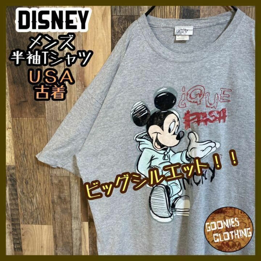 ウォルト・ディズニー ミッキー キャラクター Tシャツ USA古着 90s XL | フリマアプリ ラクマ