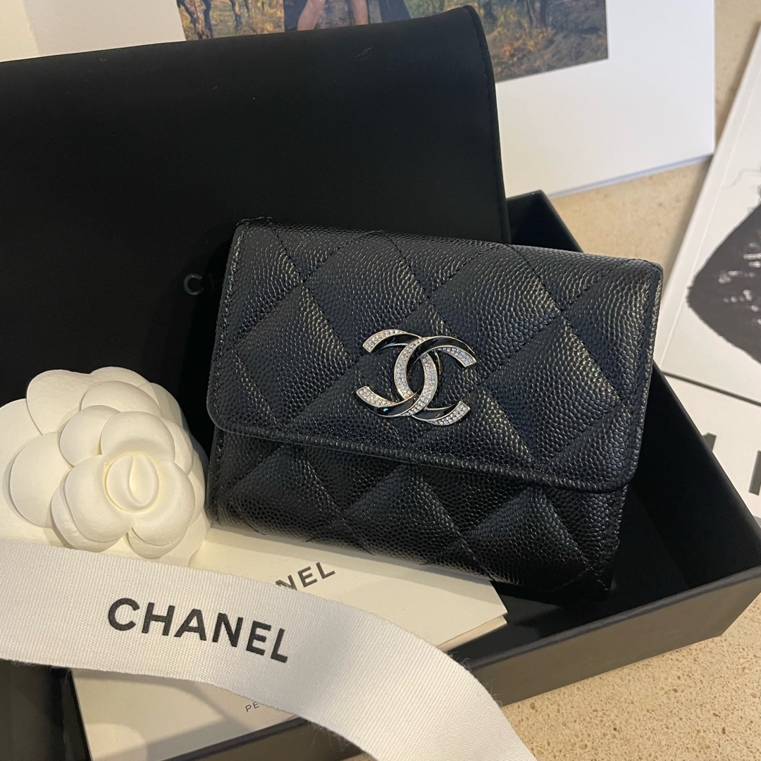 新品 CHANEL  フラップコインケース コインパース