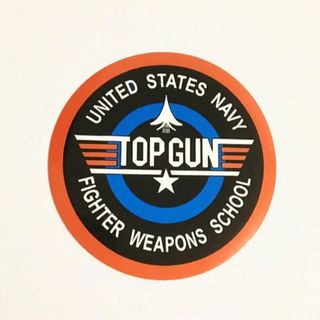 新品　ステッカー　防水ステッカー　シール　ミリタリー トップガン　topgun(個人装備)