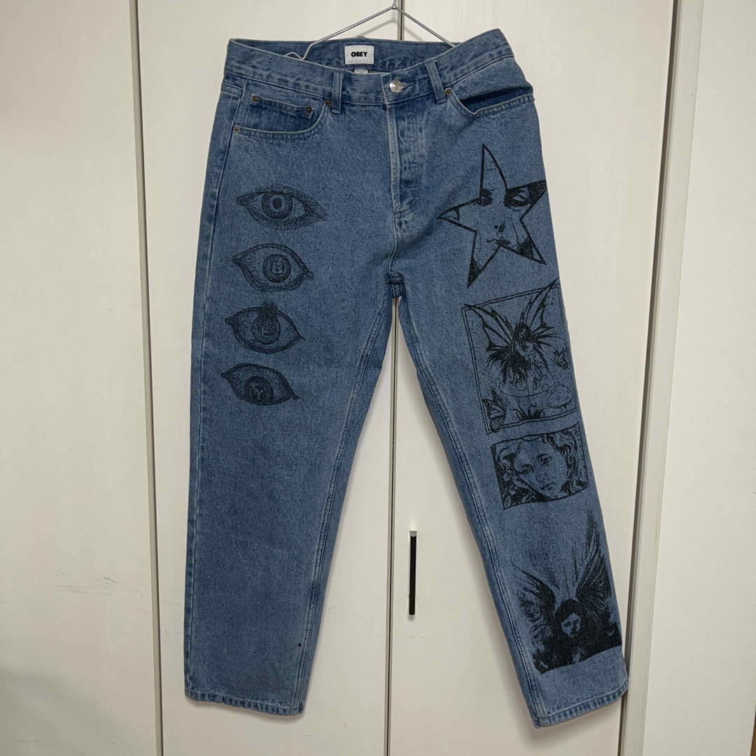 OBEY(オベイ)のOBEY デニムセットアップ メンズのジャケット/アウター(Gジャン/デニムジャケット)の商品写真