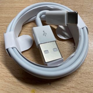 アンドロイド(ANDROID)のUSB A タイプ C 充電、転送ケーブル1m、(バッテリー/充電器)