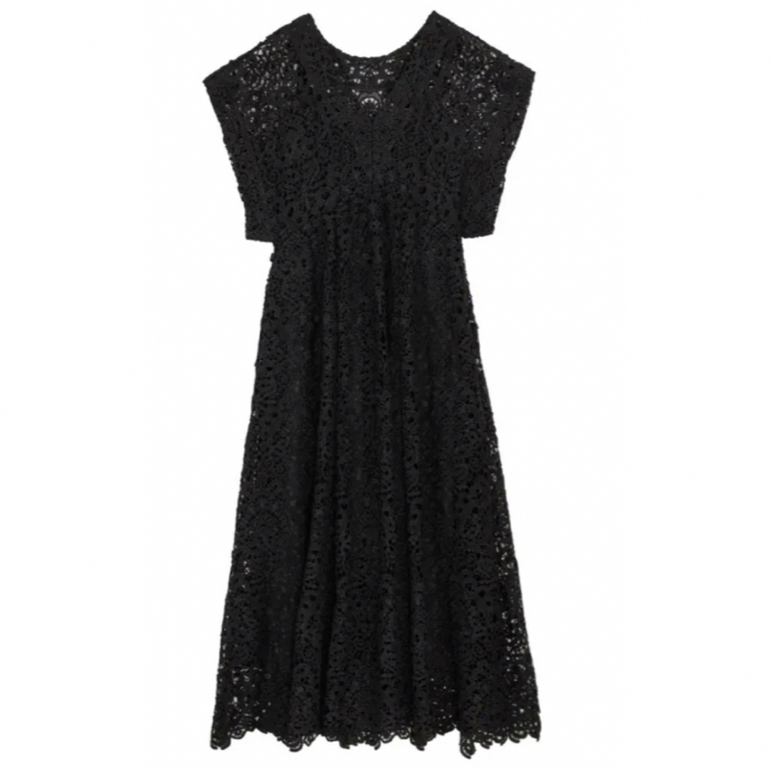 専用 MEDI 2WAY FLARE CHEMICAL LACE DRESS