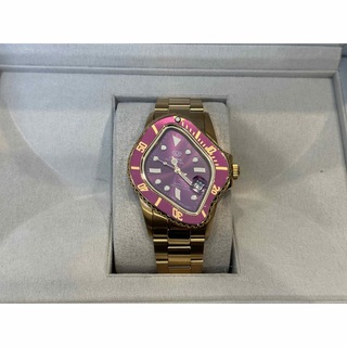 LAARVEE PEA00.001 ゴールド パープル 自動巻き 腕時計(腕時計(アナログ))