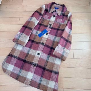 ブルーレーベルクレストブリッジ(BLUE LABEL CRESTBRIDGE)の【新品.タグ付き】♡ブルーレーベルクレストブリッジ♡CBチェックコート♡(ロングコート)