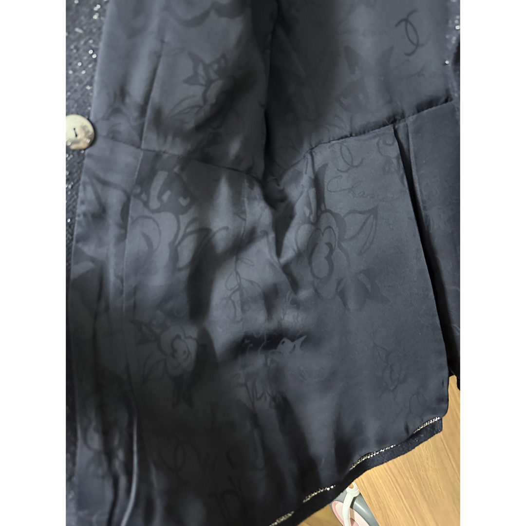 CHANEL シャネル ジャケット ネイビー ダブル