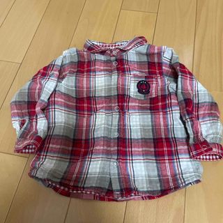 プチバトー(PETIT BATEAU)のプチバトー　長袖シャツ　24m(シャツ/カットソー)