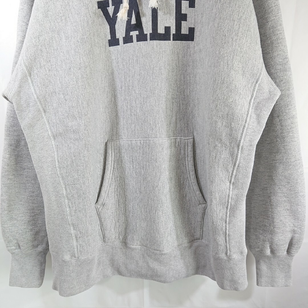 □チャンピオンリバースウィーブパーカー/YALE/70s/青単色タグ復刻