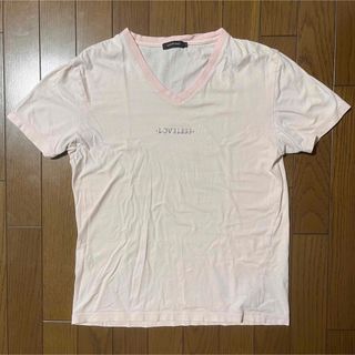 ラブレス(LOVELESS)のLOVELESS　ピンクTシャツ　サイズ2(Tシャツ/カットソー(半袖/袖なし))