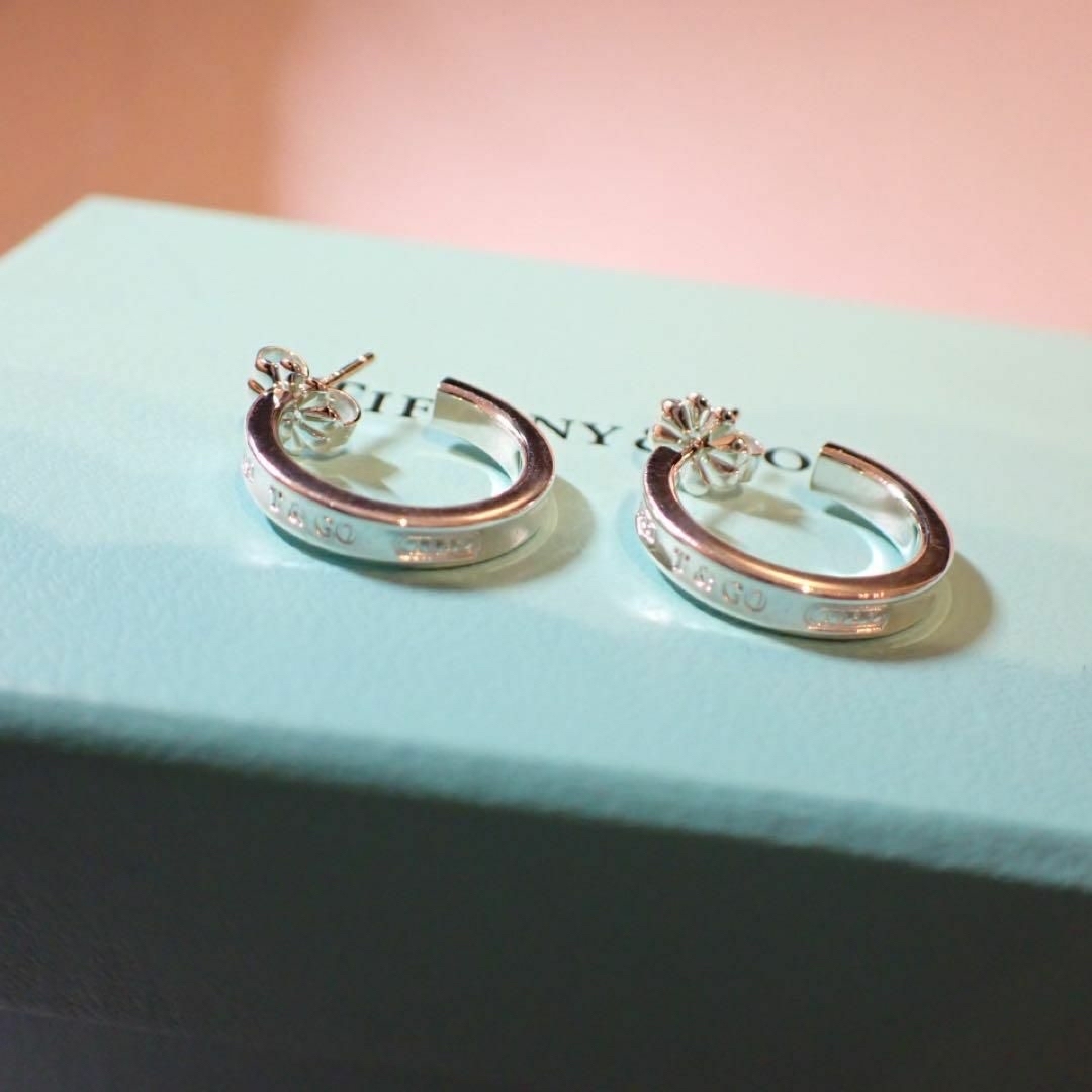 Tiffany 1837ナローフープピアス スモール シルバー 美品-