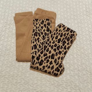 コドモビームス(こども ビームス)のmonmimi leggings レギンスセット　レオパード(パンツ/スパッツ)