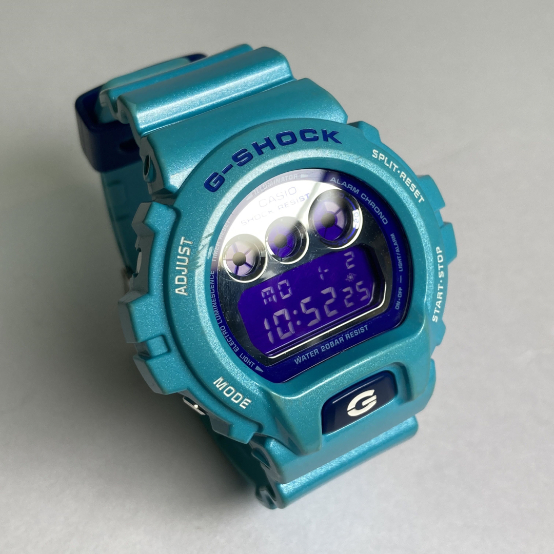 希少色G-SHOCK DW-6900CB クレイジーカラーズ メタリックブルー