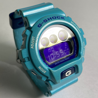 ジーショック(G-SHOCK)の希少色G-SHOCK DW-6900CB クレイジーカラーズ メタリックブルー(腕時計(デジタル))