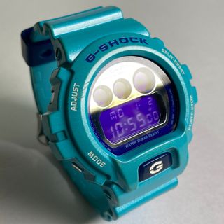 ジーショック(G-SHOCK)の希少色G-SHOCK DW-6900CB クレイジーカラーズ メタリックブルー(腕時計(デジタル))