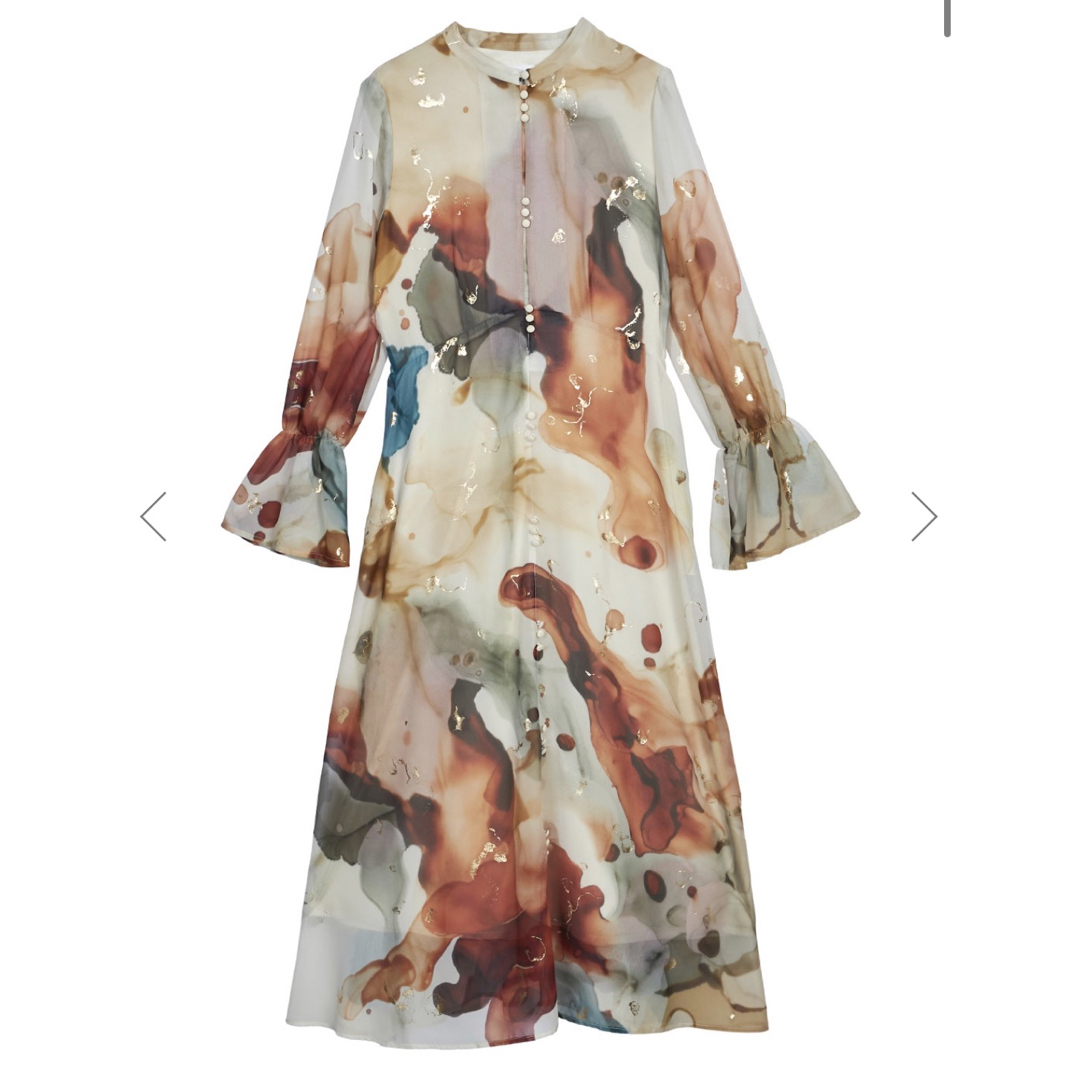 Ameri VINTAGE - UNDRESSED AMELIA INK ART DRESS ワンピース アメリ