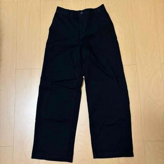 縦横ストレッチチノボーイフィットパンツ　無印良品