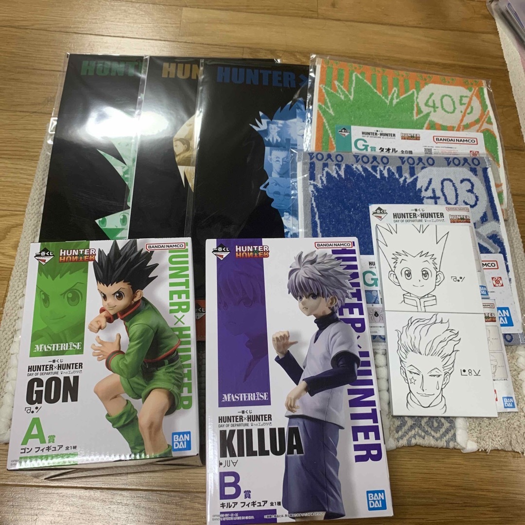 HUNTER×HUNTER 一番くじ　ハンターハンター　ゴン　キルア　フィギュア