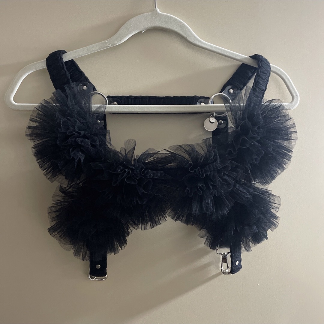 noir kei ninomiya ハーネス フリル 花 チュール-