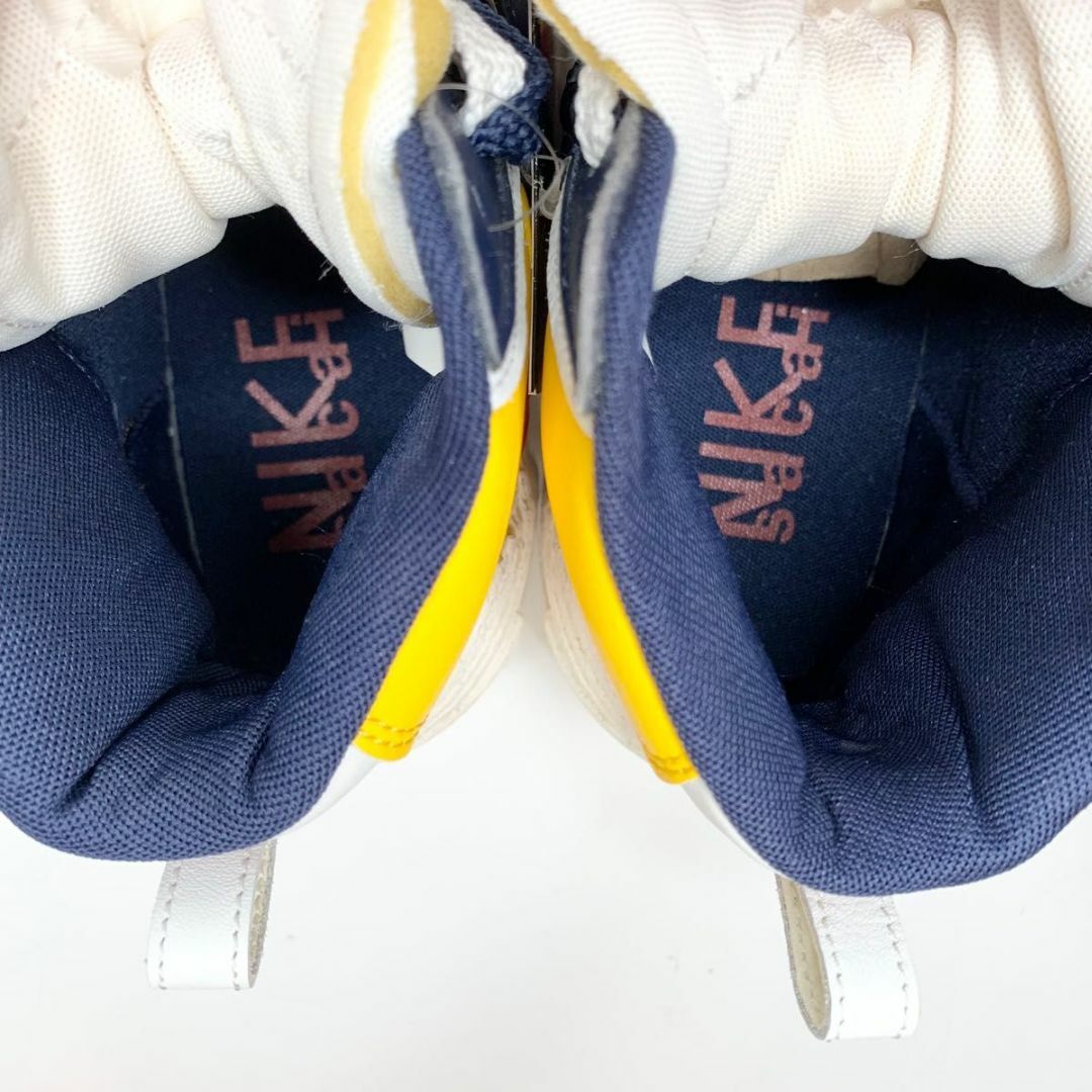 NIKE(ナイキ)のNIKE サカイ × ナイキ ブレーザー ミッド イエロー/ネイビー メンズの靴/シューズ(スニーカー)の商品写真
