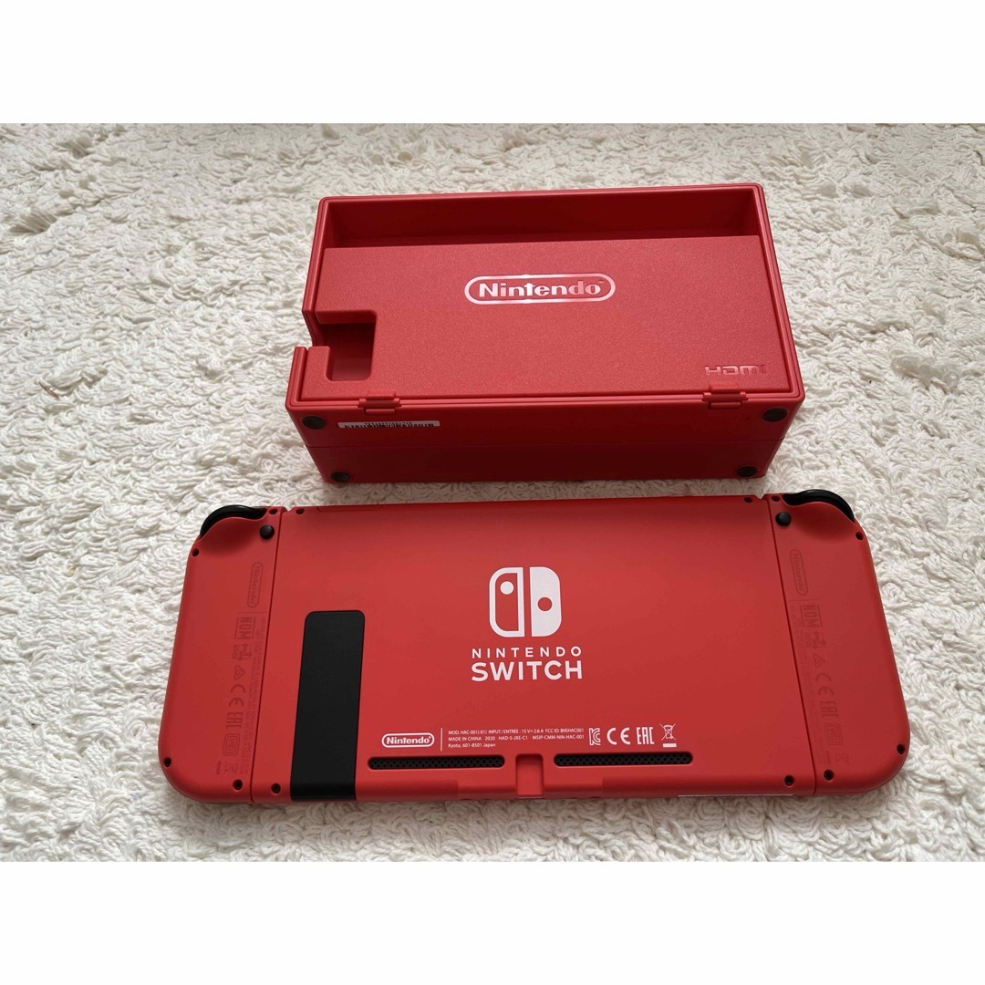 Nintendo Switch(ニンテンドースイッチ)のN.SWITCH/マリオレッド×ブルー セット＋リングフィットアドベンチャー エンタメ/ホビーのゲームソフト/ゲーム機本体(家庭用ゲーム機本体)の商品写真