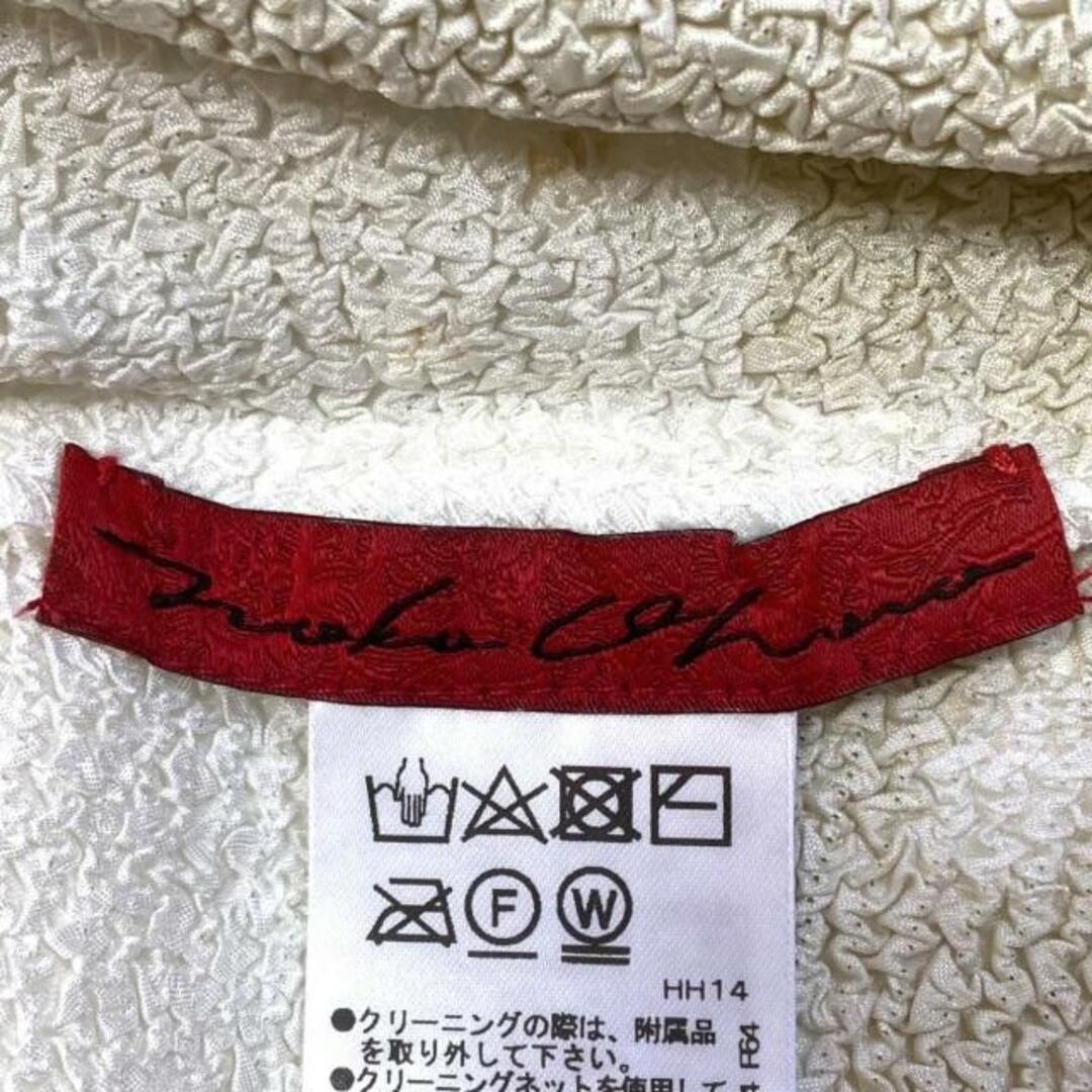 ノコオーノ★2021年新品未使用★赤色パールつきジャケット★サイズ40