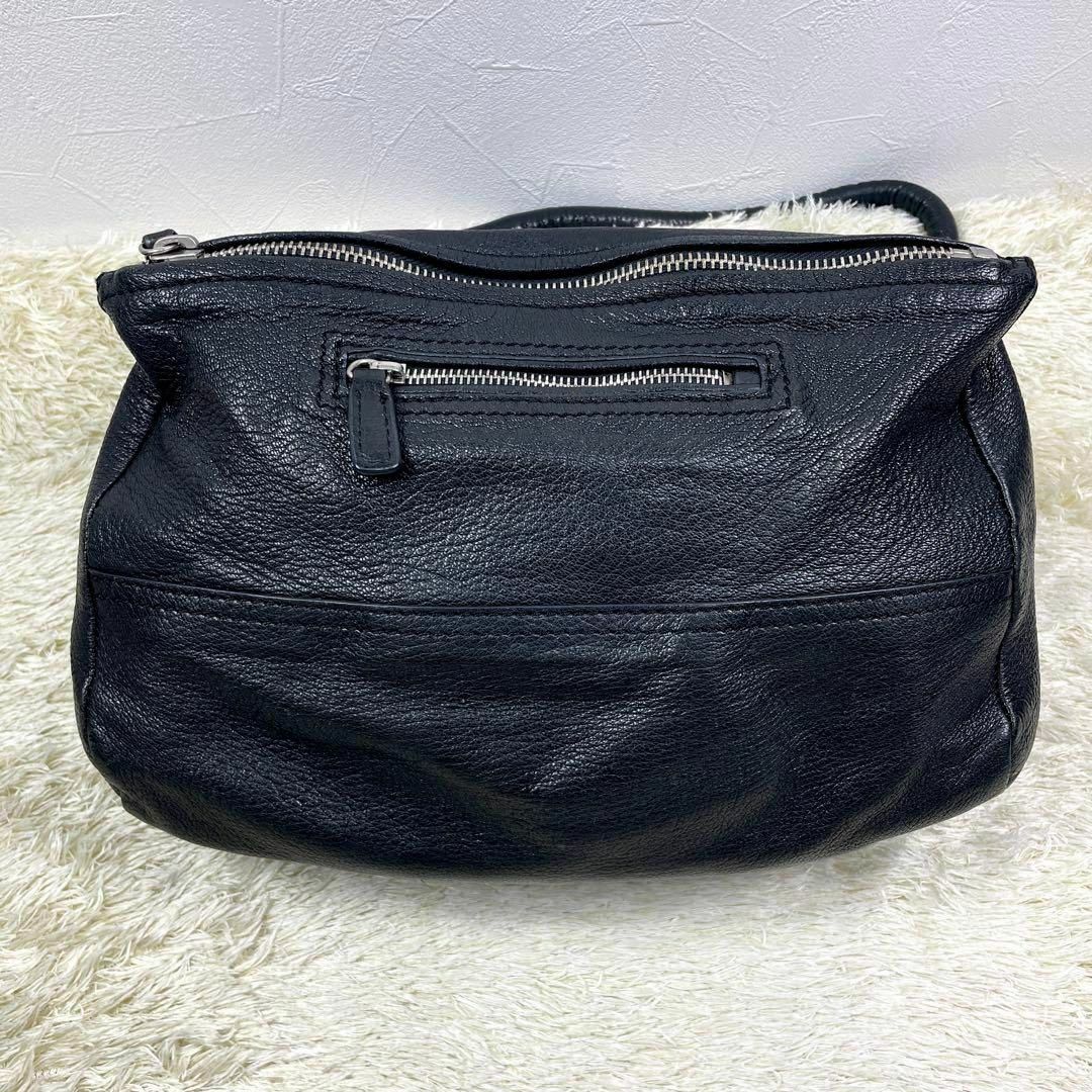 ジバンシー ショルダーバッグ 2way パンドラ ラムレザー 黒 ロゴ