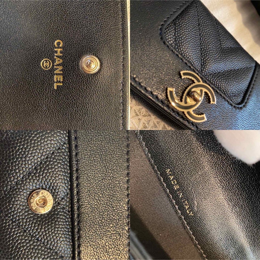 CHANEL 小銭入れ フラップカードケース 名刺ケース 新品