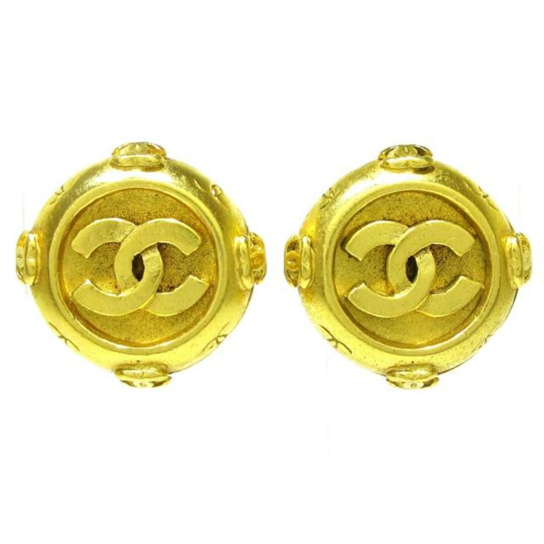 CHANEL - シャネル イヤリング 金属素材 ゴールドの通販 by ブラン
