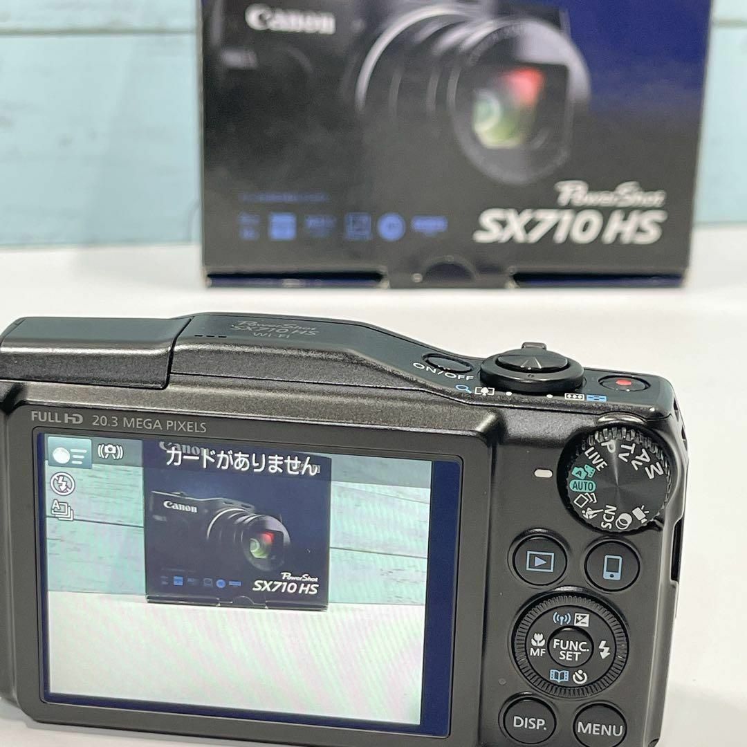 Canon PowerShot SX710 HS ブラック デジタルカメラの通販 by ラクラク