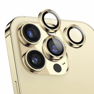 【色: ゴールド】OVER's ガラスザムライ iPhone14 Pro 用 i(その他)