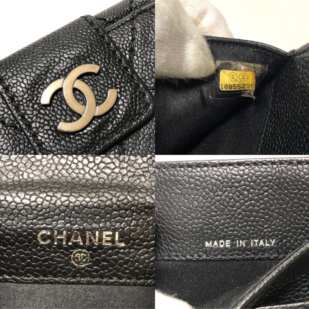 CHANEL - 【美品】CHANEL シャネル ワイルドステッチ 二つ折り財布の