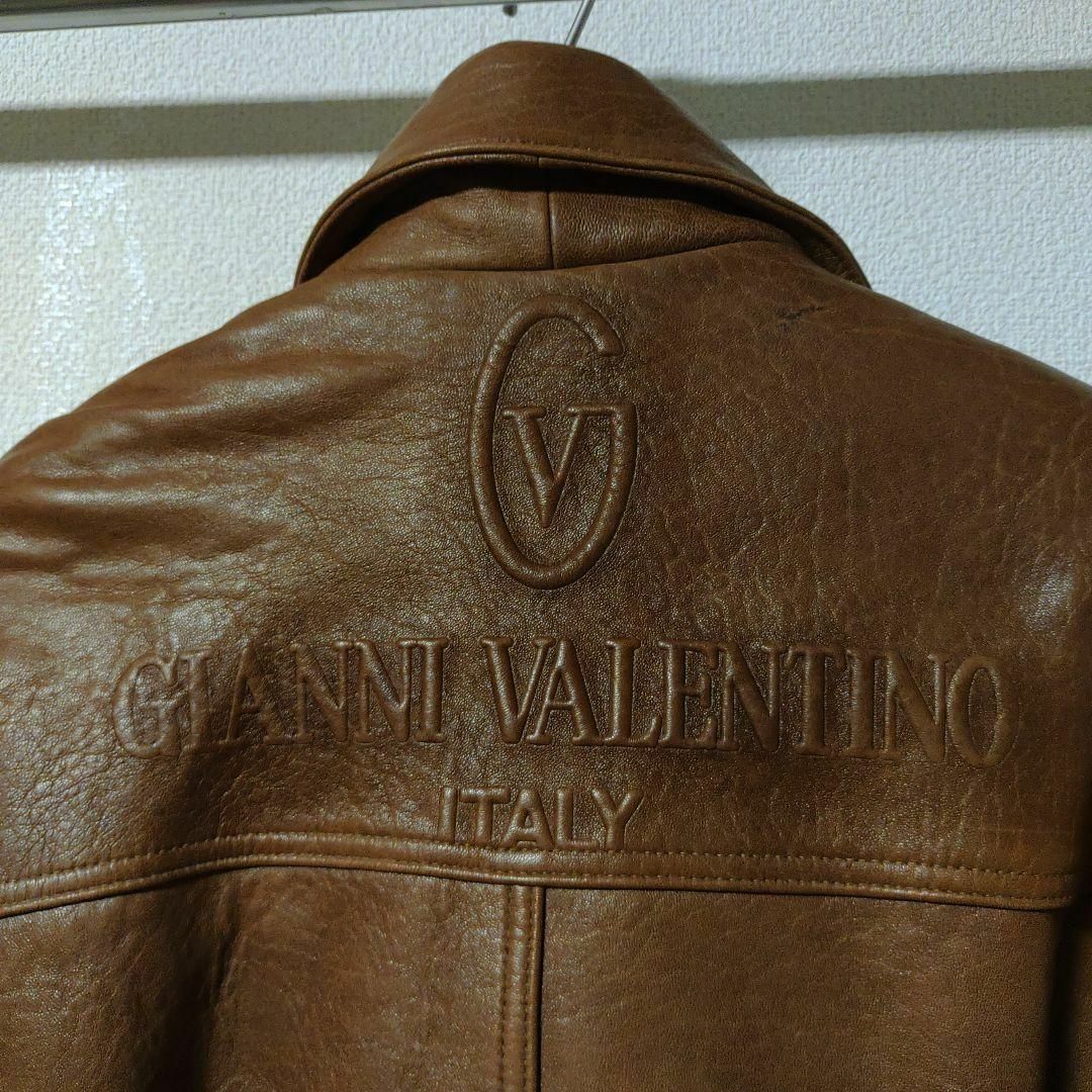 GIANNI VALENTINO - 177超美品 ジャンニバレンチノ レザージャケット L