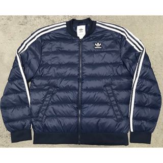 アディダスadidasダウンジャケットDOWNJACKETMサイズネイビー新品