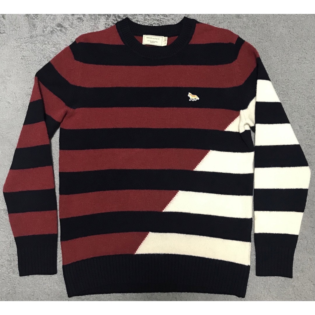 MaisonKitsune メゾンキツネ ボーダーニット セーター トップス